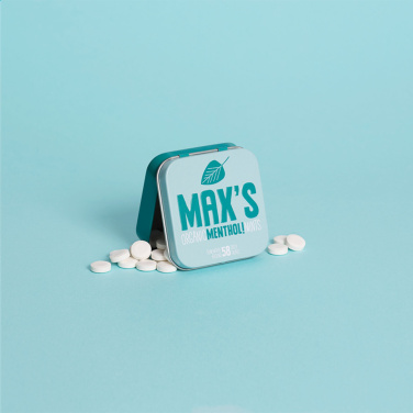 Logotrade Logogeschenke das Foto: Max's Mints Bio-Menthol-Mints