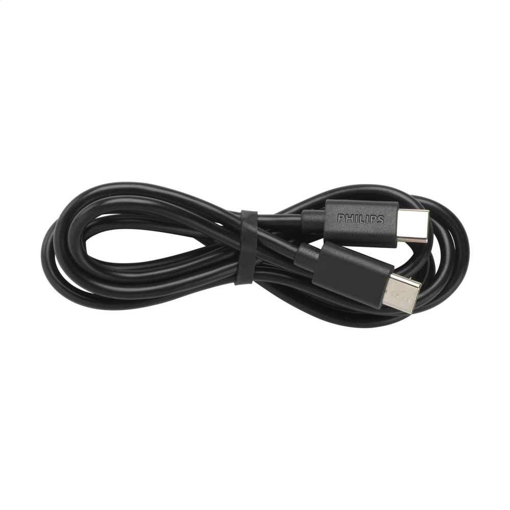 Logotrade Geschäftsgeschenke das Foto: Philips Kabel USB-C auf USB-C