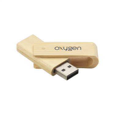 Logotrade Werbeartikel das Foto: USB Waya Bamboo 64 GB