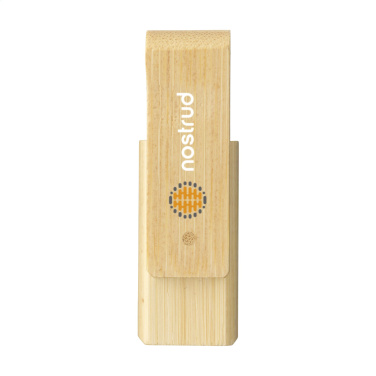 Logotrade Werbeartikel das Foto: USB Waya Bamboo 64 GB