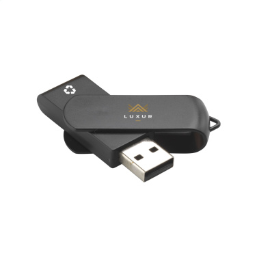 Logotrade Firmengeschenke das Foto: USB Twist Recycle 32 GB