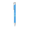 Ebenholz Soft Touch Stift, hellblau