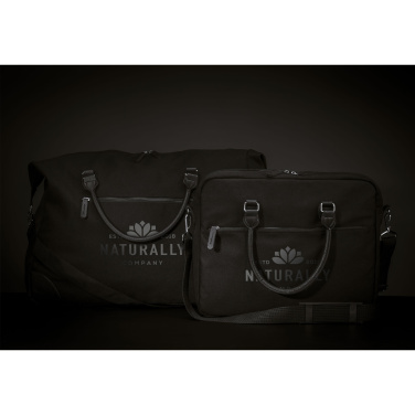 Logotrade Werbegeschenke das Foto: Denver Duffle Reisetasche aus recyceltem Canvas