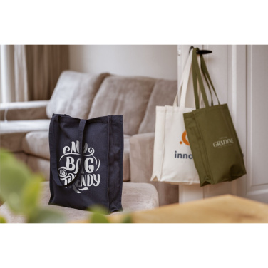 Logotrade Werbeartikel das Foto: Solide Tasche aus GRS Recycling-Canvas (340 g/m²)