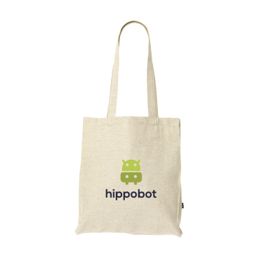 Logotrade Werbeartikel das Foto: Melange Shopper GRS Recycling-Canvas (280 g/m²) Tasche