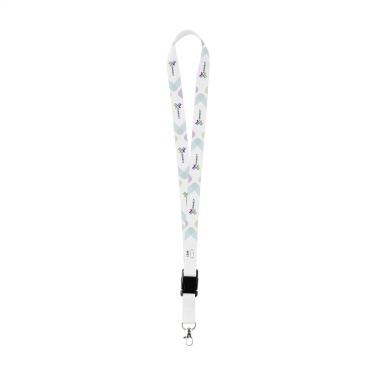 Logotrade Geschäftsgeschenke das Foto: Lanyard Sublimation Buckle RPET 2 cm Schlüsselband