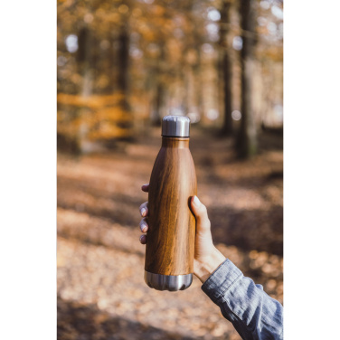 Logotrade Geschäftsgeschenke das Foto: Topflask Wood 500 ml Trinkflasche