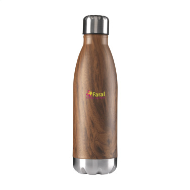 Logotrade Geschäftsgeschenke das Foto: Topflask Wood 500 ml Trinkflasche