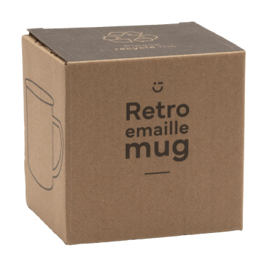 Logotrade Werbeartikel das Foto: Retro Emaille Tasse 350 ml