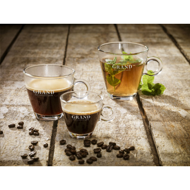 Logotrade Geschäftsgeschenke das Foto: Lugano Kaffeeglas 230 ml