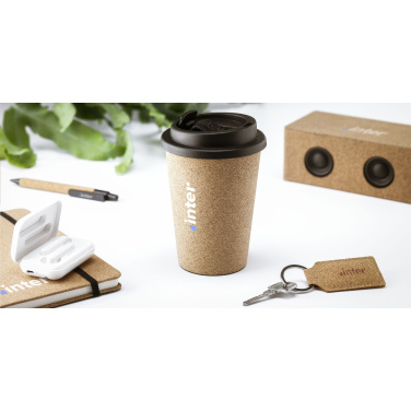 Logotrade Werbegeschenke das Foto: Attea Cork 350 ml Kaffeetasse