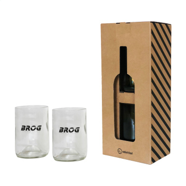 Logotrade Logogeschenke das Foto: Rebottled® Tumbler 2er-Set Trinkglas