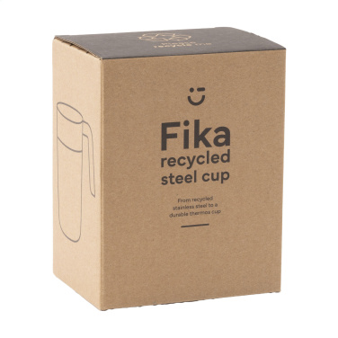 Logotrade werbemittel das Foto: Fika RCS Recycled Steel Cup 400 ml Thermobecher