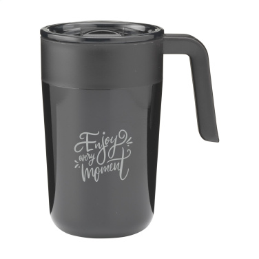 Logotrade werbemittel das Foto: Fika RCS Recycled Steel Cup 400 ml Thermobecher