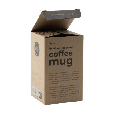 Logotrade Logogeschenke das Foto: Re-Steel RCS Recycled Kaffeebecher 380 ml Thermobecher