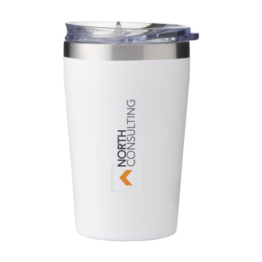 Logotrade Firmengeschenke das Foto: Re-Steel RCS Recycled Kaffeebecher 380 ml Thermobecher