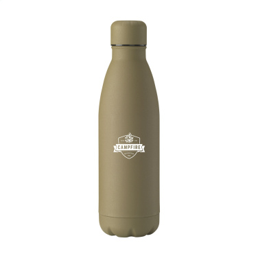 Logotrade Firmengeschenke das Foto: Topflask Premium RCS Trinkflasche aus recyceltem Stahl