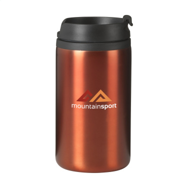 Logotrade Firmengeschenke das Foto: Thermo Can RCS Recycled Steel 300 ml Thermobecher