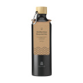 AluBamboo GRS Recycled Alu 750 ml Wasserflasche, Schwarz