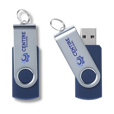 Logotrade Geschäftsgeschenke das Foto: USB Twist ab Lager 4 GB