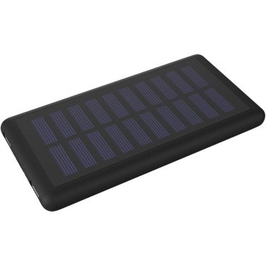 Logotrade werbemittel das Foto: SCX.design P30 8000 mAh Solar Powerbank mit Leuchtlogo