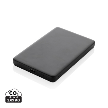 Logotrade Logogeschenke das Foto: Orion 5.000mAh 5W magnetische Powerbank aus RCS rec. Alu