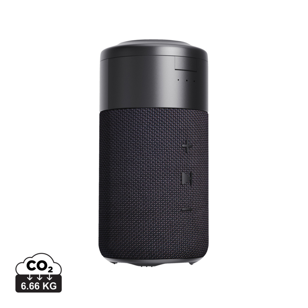 Logotrade Werbeartikel das Foto: Urban Vitamin Anaheim RCS recycelter 10W Speaker,15W Charger