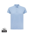 Iqoniq Yosemite Damen Piqué-Poloshirt aus rec. Baumwolle, Himmelblau