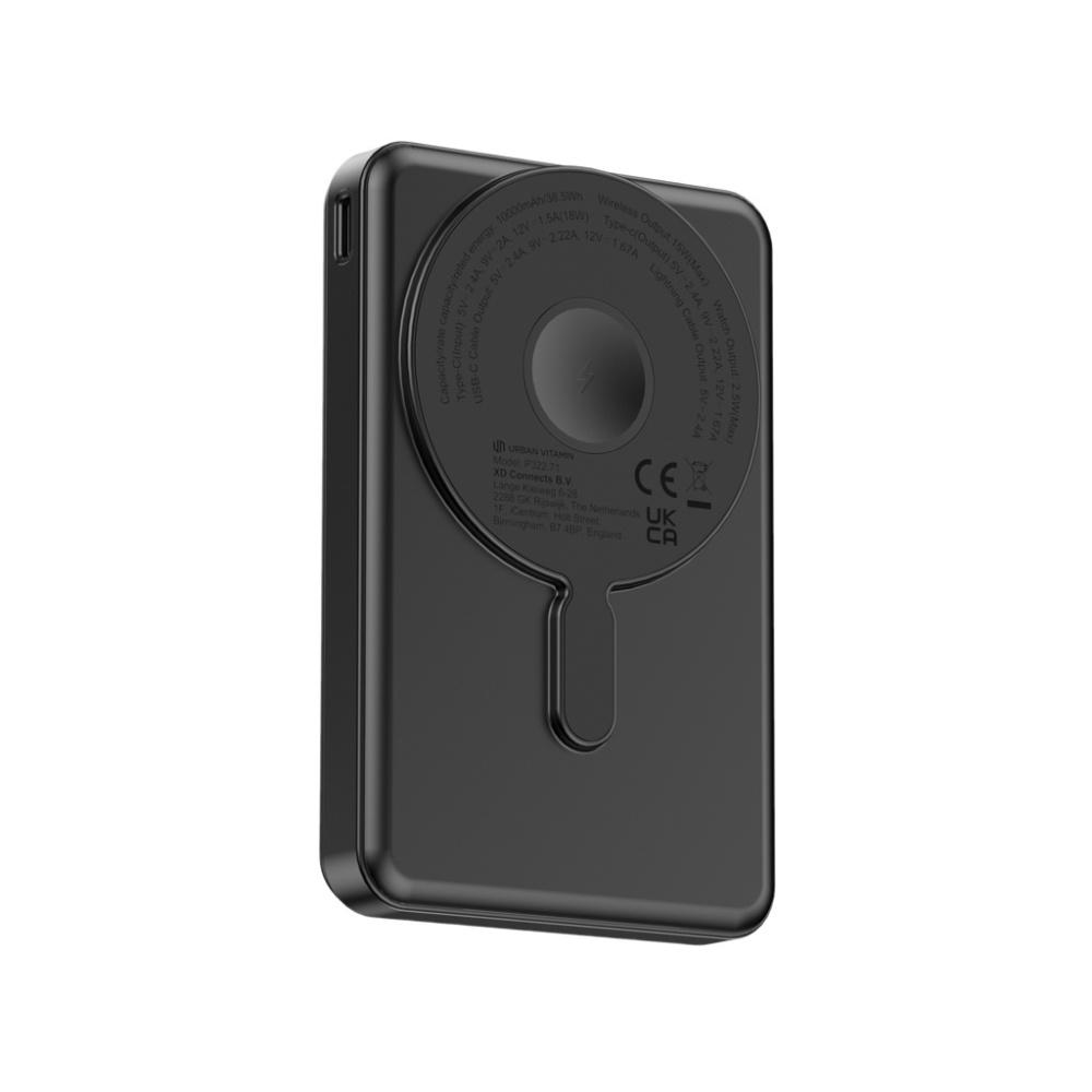 Logotrade Werbegeschenke das Foto: Urban Vitamin Delano 5-in-1 10.000mAh 20W PD magn. Powerbank