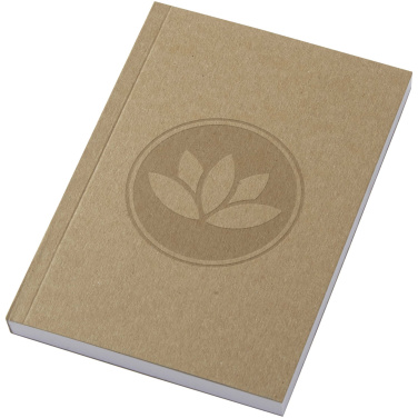 Logotrade werbemittel das Foto: Novella Austen A6 Softcover Notizbuch aus recyceltem Kraftpapier – 100 Blatt