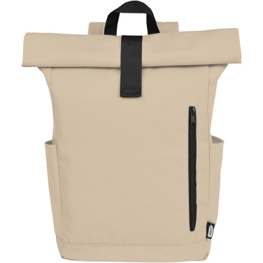 Logotrade Logogeschenke das Foto: Byron 15,6" GRS RPET Roll-Top Rucksack 18 L