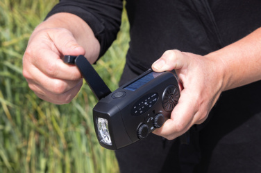 Logotrade Logogeschenke das Foto: RescueWave Notfallradio aus RCS recyceltem Kunststoff