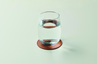 Logotrade werbemittel das Foto: Runder Untersetzer PU