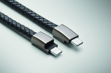Logotrade Logogeschenke das Foto: 60W Flecht-Armband-Ladekabel