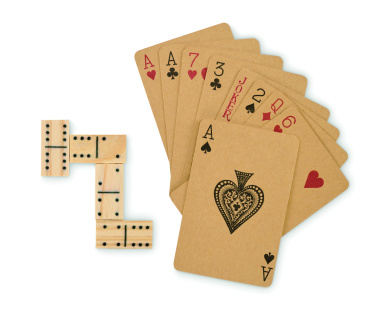 Logotrade werbemittel das Foto: Domino- und Spielkarten-Set