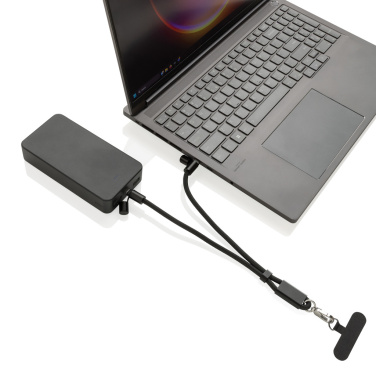 Logotrade Werbegeschenke das Foto: LoopAmp 60W Handgelenksband für Smartphones aus RCS rPET