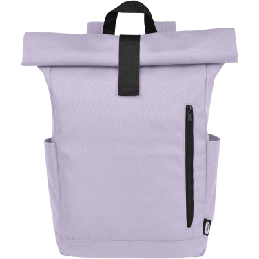 Logotrade Logogeschenke das Foto: Byron 15,6" GRS RPET Roll-Top Rucksack 18 L
