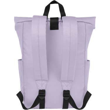 Logotrade Werbeartikel das Foto: Byron 15,6" GRS RPET Roll-Top Rucksack 18 L