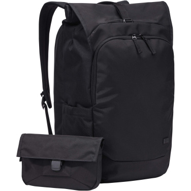 Logotrade Firmengeschenke das Foto: Case Logic Variate 17" erweiterbarer Rolltop Laptop Rucksack aus recyceltem Material