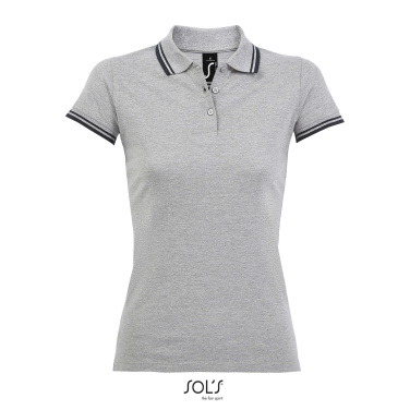 Logotrade Geschäftsgeschenke das Foto: PASADENA Damen Polo 200g