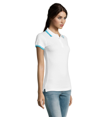 Logotrade Werbeartikel das Foto: PASADENA Damen Polo 200g
