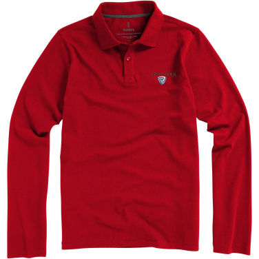 Logotrade werbemittel das Foto: Oakville Langarm Poloshirt für Herren