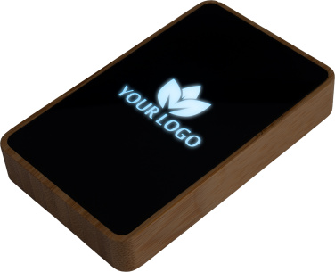 Logotrade werbemittel das Foto: Powerbank 5000 mAh mit beleuchtetem Logo