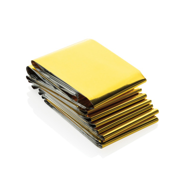 Logotrade Firmengeschenke das Foto: Solra-Rettungsdecke in RCS-Tasche aus recyceltem RPET