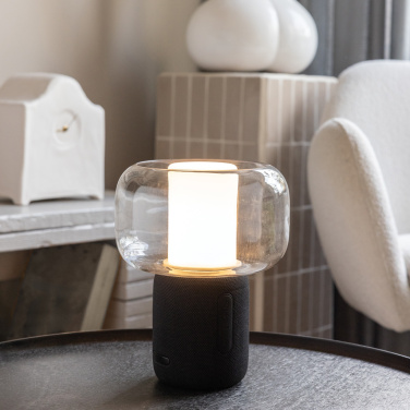 Logotrade Werbegeschenke das Foto: Lux 10W Lautsprecherlampe aus RCS recyceltem Kunststoff