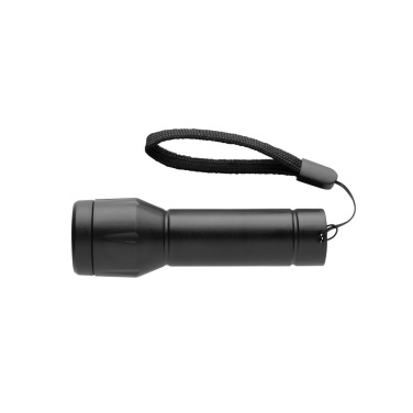 Logotrade werbemittel das Foto: Flara USB-aufladbare Taschenlampe aus RCS recyceltem ABS