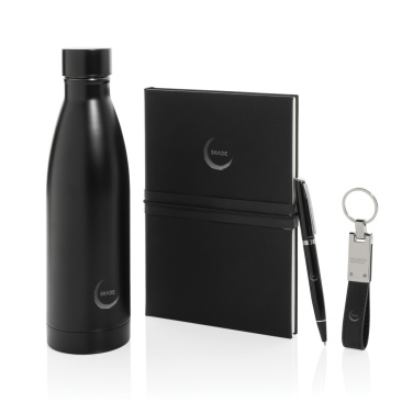 Logotrade werbemittel das Foto: Swiss Peak RCS Deluxe Business-Set mit Flasche