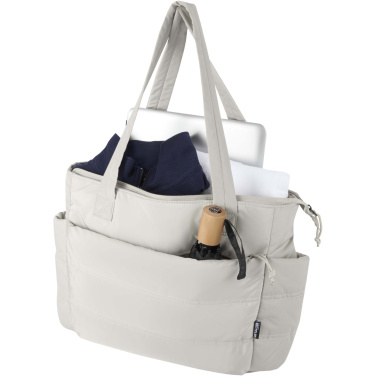 Logotrade Firmengeschenke das Foto: Puffer 15,6" GRS recycelte Laptoptragetasche 18L