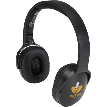 Logotrade Logogeschenke das Foto: Ancha Over-Ear Wireless Bluetooth® Headset aus recyceltem Kunststoff