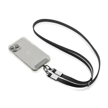 Logotrade Logogeschenke das Foto: Nivo Crossbody-Handyband aus RCS recyceltem PET